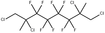 Octane, 1,2,7,8-tetrachloro-3,3,4,4,5,5,6,6-octafluoro-2,7-dimethyl- Structural