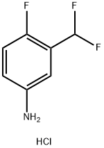 3-(DIFLUOROMETHYL)-4-FLUOROANILINE HYDROCHLORIDE