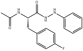 L-Phenylalanine, N-acetyl-4-fluoro-, 2-phenylhydrazide Structural