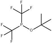 Phosphinous acid, bis(trifluoromethyl)-, 1,1-dimethylethyl ester (9CI) Structural
