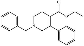 Ethyl 1-Benzyl-5-phenyl-1,2,3,6-tetrahydropyridine-4-carboxylate Structural