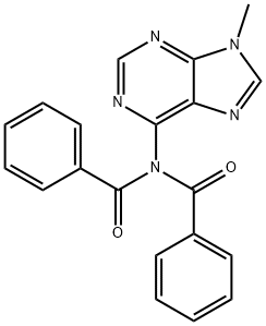 N6,N6-Dibenzoyl-9-methyladenine Structural