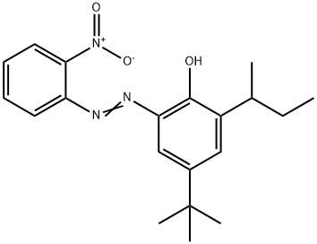 Phenol, 4-(1,1-dimethylethyl)-2-(1-methylpropyl)-6-[2-(2-nitrophenyl)diazenyl]- Structural