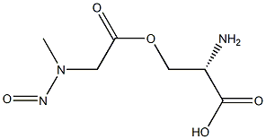 o-(N-nitrososarcosyl)-L-serine Structural