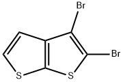 Thieno[2,3-b]thiophene, 2,3-dibromo- Structural