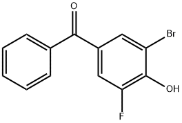 Methanone, (3-bromo-5-fluoro-4-hydroxyphenyl)phenyl- Structural