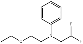 Benzenamine, N-(2,2-difluoroethyl)-N-(2-ethoxyethyl)- Structural