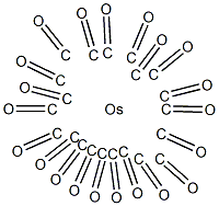 osmium uneicosacarbonyl Structural