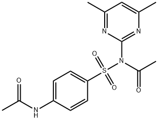 Acetamide, N-[[4-(acetylamino)phenyl]sulfonyl]-N-(4,6-dimethyl-2-pyrimidinyl)- Structural