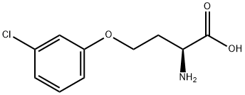 O-(3-Chlorophenyl)-L-homoserine Structural