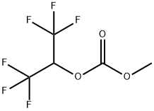 Hexafluoroisopropyl methyl carbonate Structural