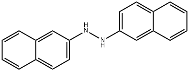 Hydrazine, 1,2-di-2-naphthalenyl- Structural