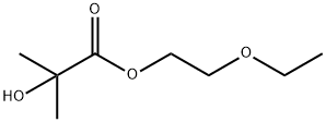 Propanoic acid, 2-hydroxy-2-methyl-, 2-ethoxyethyl ester Structural
