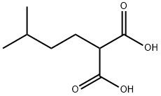 Propanedioic acid, 2-(3-methylbutyl)- Structural