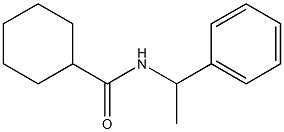N-(1-phenylethyl)cyclohexanecarboxamide Structural