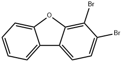 Dibenzofuran, 3,4-dibromo- Structural