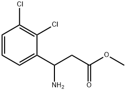 methyl 3-amino-3-(2,3-dichlorophenyl)propanoate Structural