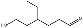 Hexanal, 4-ethyl-6-hydroxy- Structural