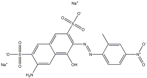 2,7-Naphthalenedisulfonic acid, 6-amino-4-hydroxy-3-[(2-methyl-4-nitrophenyl)azo]-, disodium salt