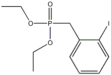 2-Iodobenzylphosphonsaeurediethylester Structural