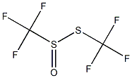 S-trifluoromethyl-(trifluoromethyl)-thiosulfinate Structural