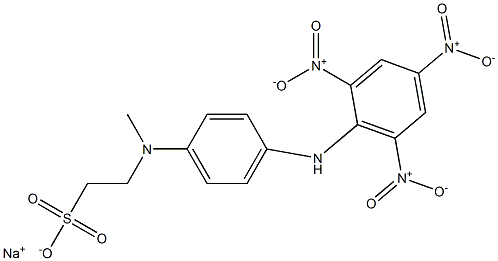 Ethanesulfonic acid, 2-[methyl[4-[(2,4,6-trinitrophenyl)amino]phenyl]amino]-, monosodium salt