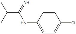 Benzenamine, 4-chloro-N-[(1-methylethyl)carbonimidoyl]- Structural
