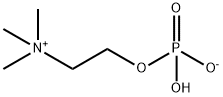 Ethanaminium, N,N,N-trimethyl-2-(phosphonooxy)-, inner salt Structural