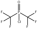 Phosphinic chloride, P,P-bis(trifluoromethyl)- Structural