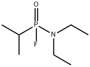 Phosphonamidic fluoride, N,N-diethyl-P-(1-methylethyl)- Structural