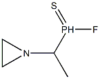 Phosphinothioic fluoride, 1-aziridinylethyl- (7CI,8CI,9CI) Structural