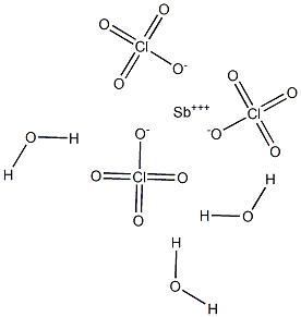 antimony perchlorate trihydrate Structural