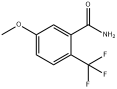 Benzamide, 5-methoxy-2-(trifluoromethyl)- Structural