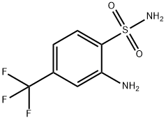 Benzenesulfonamide, 2-amino-4-(trifluoromethyl)- Structural