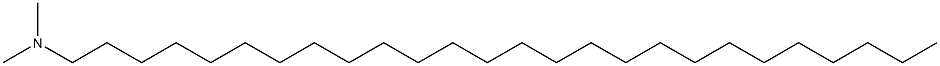 dimethylhexacosylamine Structural