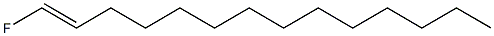 trans-1-fluoro-1-tetradecene Structural