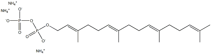 Geranylgeranyl pyrophosphate ammonium salt Structural