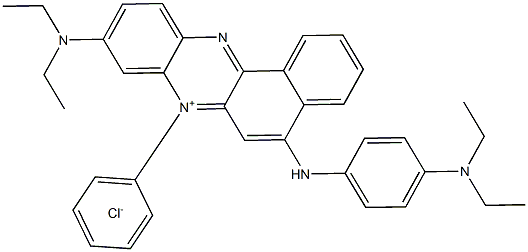 Benzo[a]phenazinium, 9-(diethylamino)-5-[[4-(diethylamino)phenyl]amino]-7-phenyl-, chloride