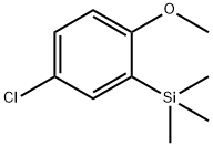 Benzene, 4-chloro-1-methoxy-2-(trimethylsilyl)- Structural