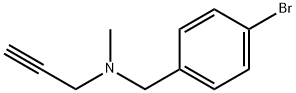 Benzenemethanamine, 4-bromo-N-methyl-N-2-propyn-1-yl- Structural
