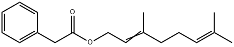 geranyl phenyl acetate Structural