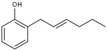 o-2-hexenylphenol Structural