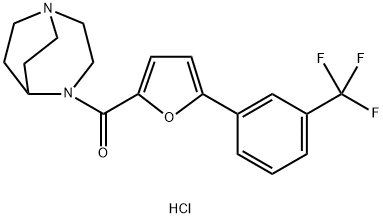 1,4-Diazabicyclo[3.2.2]non-4-yl[5-[3-(trifluoromethyl)phenyl]-2-furanyl]methanone hydrochloride