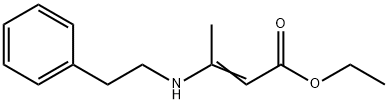 Ethyl (2E)-3-[(2-phenylethyl)amino]but-2-enoate Structural