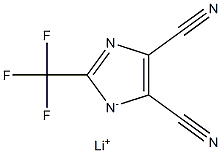 lithium 4,5-dicyano-2-(trifluoromethyl)imidazol-1-ide Structural