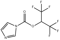 Hexafluoroisopropyl 1H-imidazole-1-carboxylate Structural