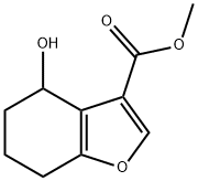 Methyl 4-hydroxy-4,5,6,7-tetrahydrobenzofuran-3-carboxylate Structural