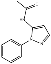 Acetamide, N-(1-phenyl-1H-pyrazol-5-yl)- Structural