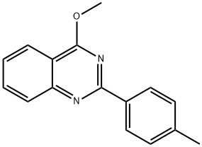 Quinazoline, 4-methoxy-2-(4-methylphenyl)- Structural