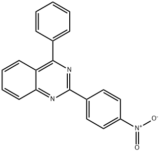 Quinazoline, 2-(4-nitrophenyl)-4-phenyl- Structural